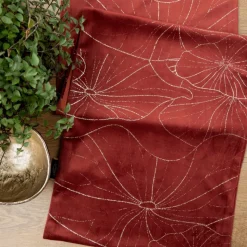 Bieżnik velvetowy BLINK 18 35x140 cm ceglasty