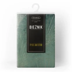 Bieżnik welwetowy BLINK 14 35x140 cm ciemnomiętowy