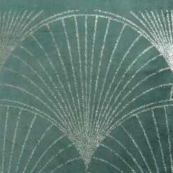 Bieżnik welwetowy BLINK 14 35x140 cm ciemnomiętowy