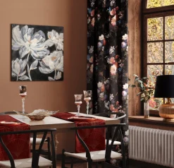 Bieżnik welwetowy BLINK 14 35x180 cm ceglasty
