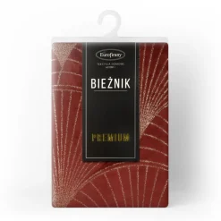 Bieżnik welwetowy BLINK 14 35x180 cm ceglasty