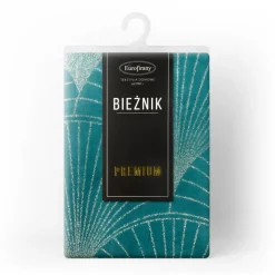 Bieżnik welwetowy BLINK 14 35x220 cm ciemnoturkusowy