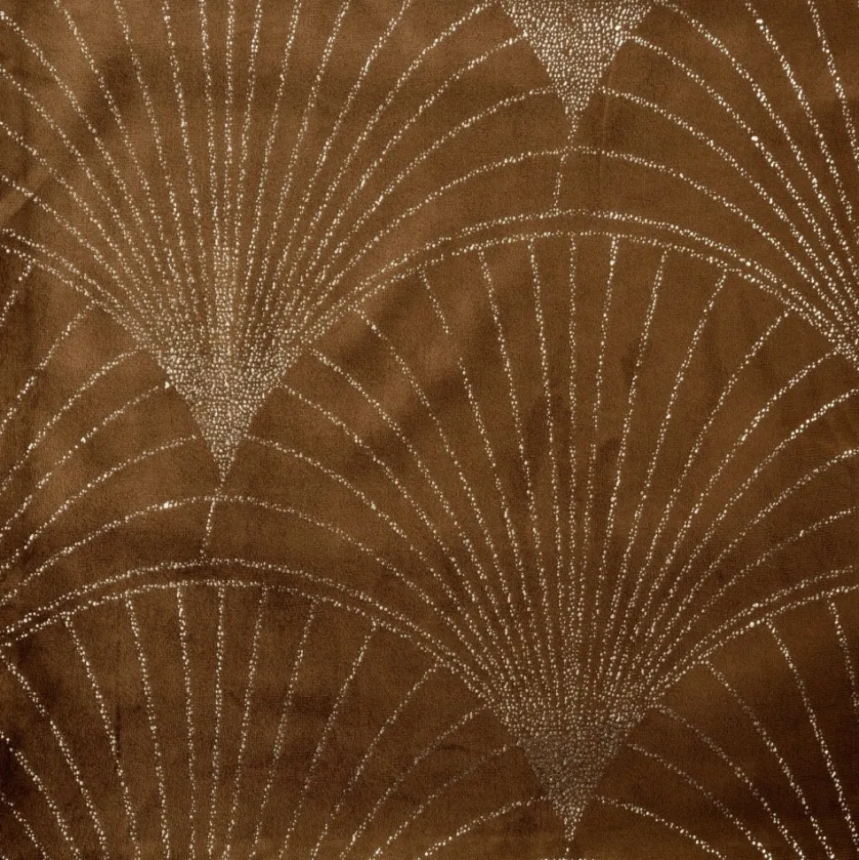 Bieżnik welwetowy BLINK 14 35x140 cm brązowy