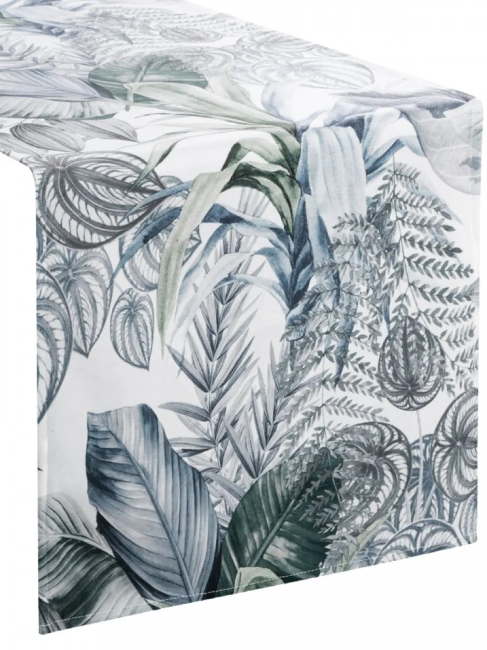 Bieżnik welwetowy DAVOS2 40x140 cm zielony