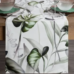 Bieżnik welwetowy Ellen 40x140 cm kwiaty