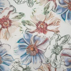 Bieżnik FLORE 7 40x140 cm biały kwiaty * EUROFIRANY B.B. Choczyńscy Sp.J. Online