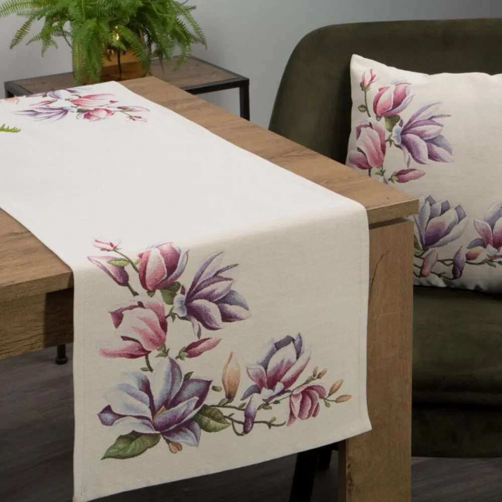 Bieżnik gobelinowy 1214/NAT 45x140 cm kwiaty * EUROFIRANY B.B. Choczyńscy Sp.J. Sale