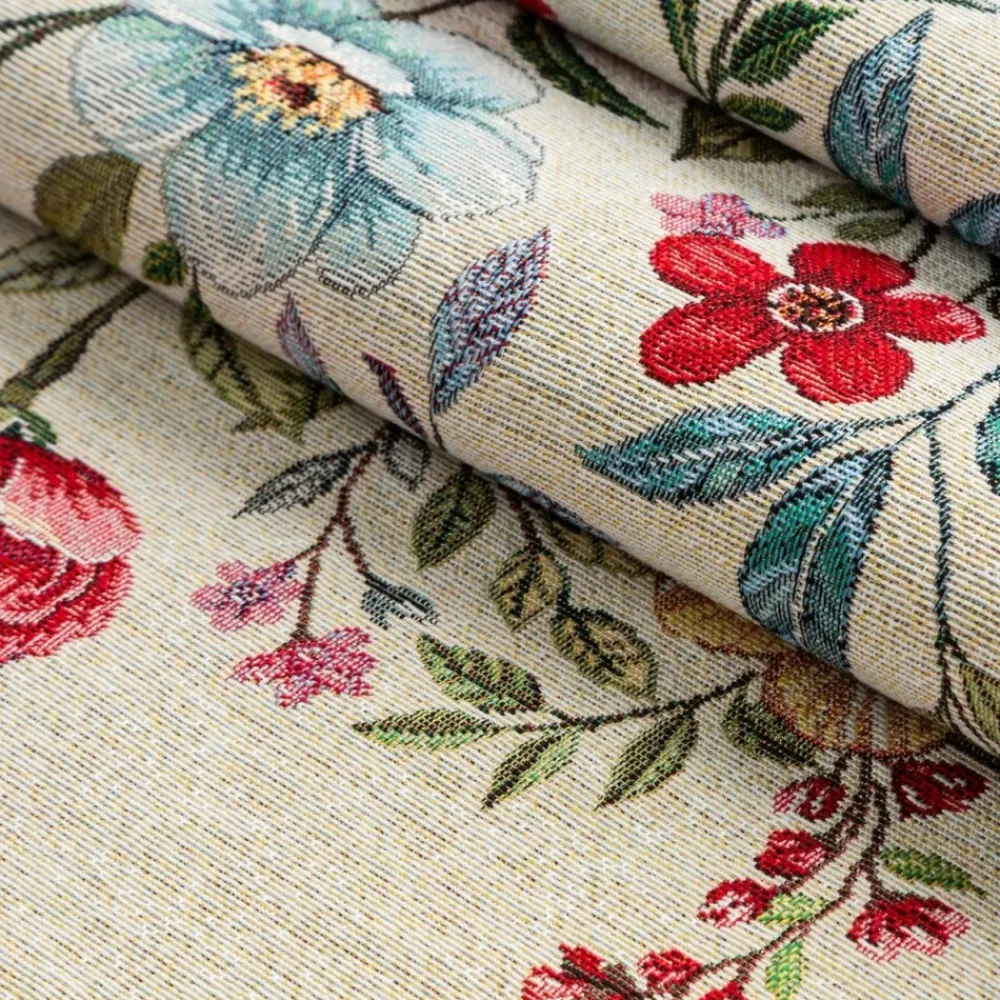 Bieżnik gobelinowy 1413/NAT 40x100 cm kwiaty * EUROFIRANY B.B. Choczyńscy Sp.J. Discount