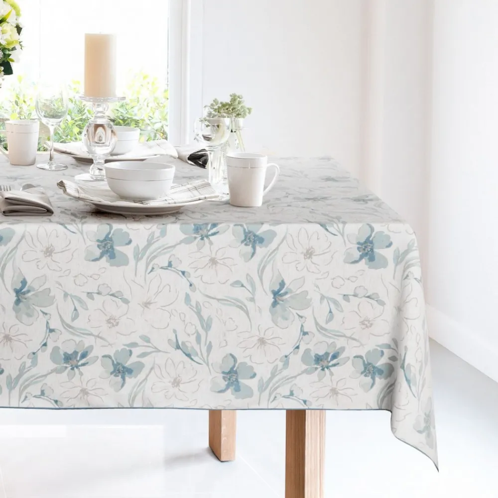 Bieżnik INES 10 40x140 cm naturalny kwiaty * EUROFIRANY B.B. Choczyńscy Sp.J. Discount