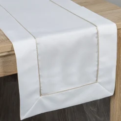 Bieżnik MADELE 40x140 cm biały złoty * EUROFIRANY B.B. Choczyńscy Sp.J.