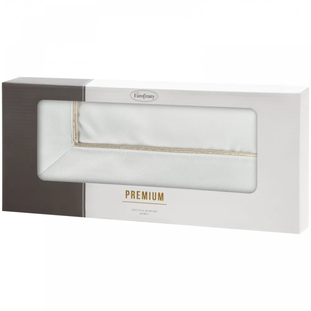 Bieżnik MADELE 40x140 cm biały złoty * EUROFIRANY B.B. Choczyńscy Sp.J.