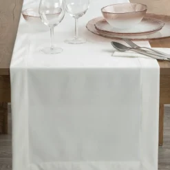 Bieżnik MELINDA 40x140 biały listwa * EUROFIRANY B.B. Choczyńscy Sp.J. Clearance