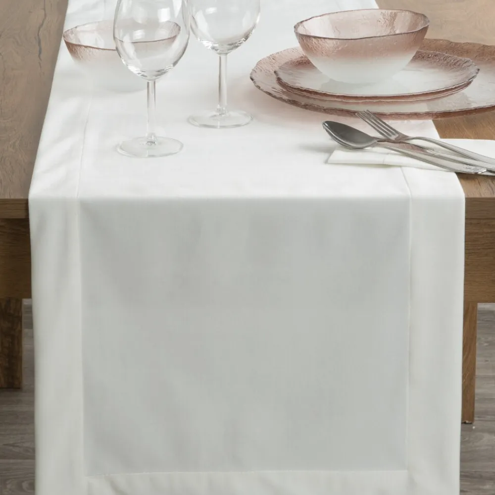 Bieżnik MELINDA 40x140 biały listwa * EUROFIRANY B.B. Choczyńscy Sp.J. Clearance