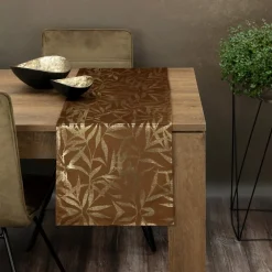 Bieżnik velvetowy BLINK 15 35x220 cm brązowy *