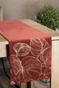 Bieżnik velvetowy BLINK 16 35x180 cm ceglasty * EUROFIRANY B.B. Choczyńscy Sp.J. Best