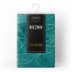 Bieżnik velvetowy BLINK 18 35x180 cm ciemnoturkusowy * EUROFIRANY B.B. Choczyńscy Sp.J. Hot