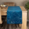 Bieżnik velvetowy BLINK 18 35x180 cm granatowy * EUROFIRANY B.B. Choczyńscy Sp.J. Discount