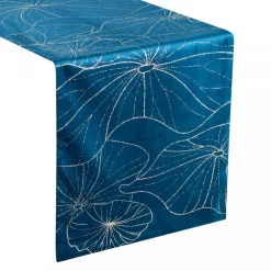 Bieżnik velvetowy BLINK 18 35x180 cm granatowy * EUROFIRANY B.B. Choczyńscy Sp.J. Discount