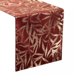 Bieżnik welwetowy BLINK 15 35x140 cm ceglasty * EUROFIRANY B.B. Choczyńscy Sp.J.