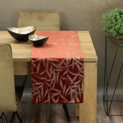 Bieżnik welwetowy BLINK 15 35x140 cm ceglasty * EUROFIRANY B.B. Choczyńscy Sp.J.