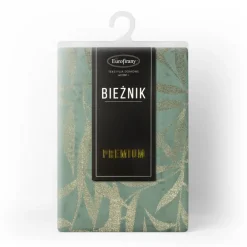 Bieżnik welwetowy BLINK 15 35x140 cm ciemnomiętowy * EUROFIRANY B.B. Choczyńscy Sp.J. Hot