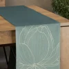 Bieżnik welwetowy BLINK 12 35x140 cm ciemnomiętowy * EUROFIRANY B.B. Choczyńscy Sp.J.