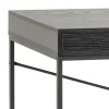 Biurko komputerowe Seaford czarne z szufladą * Actona Sale
