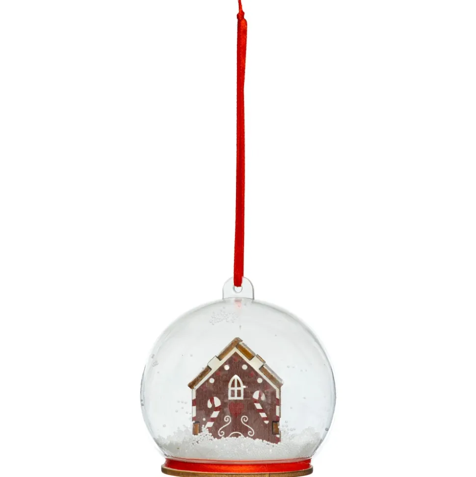 Bombki choinkowe domek 6szt