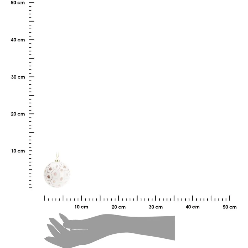 Bombki choinkowe Glamour 8 cm 40 szt