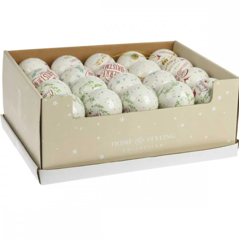 Bombki choinkowe Merry Christmas 40 szt