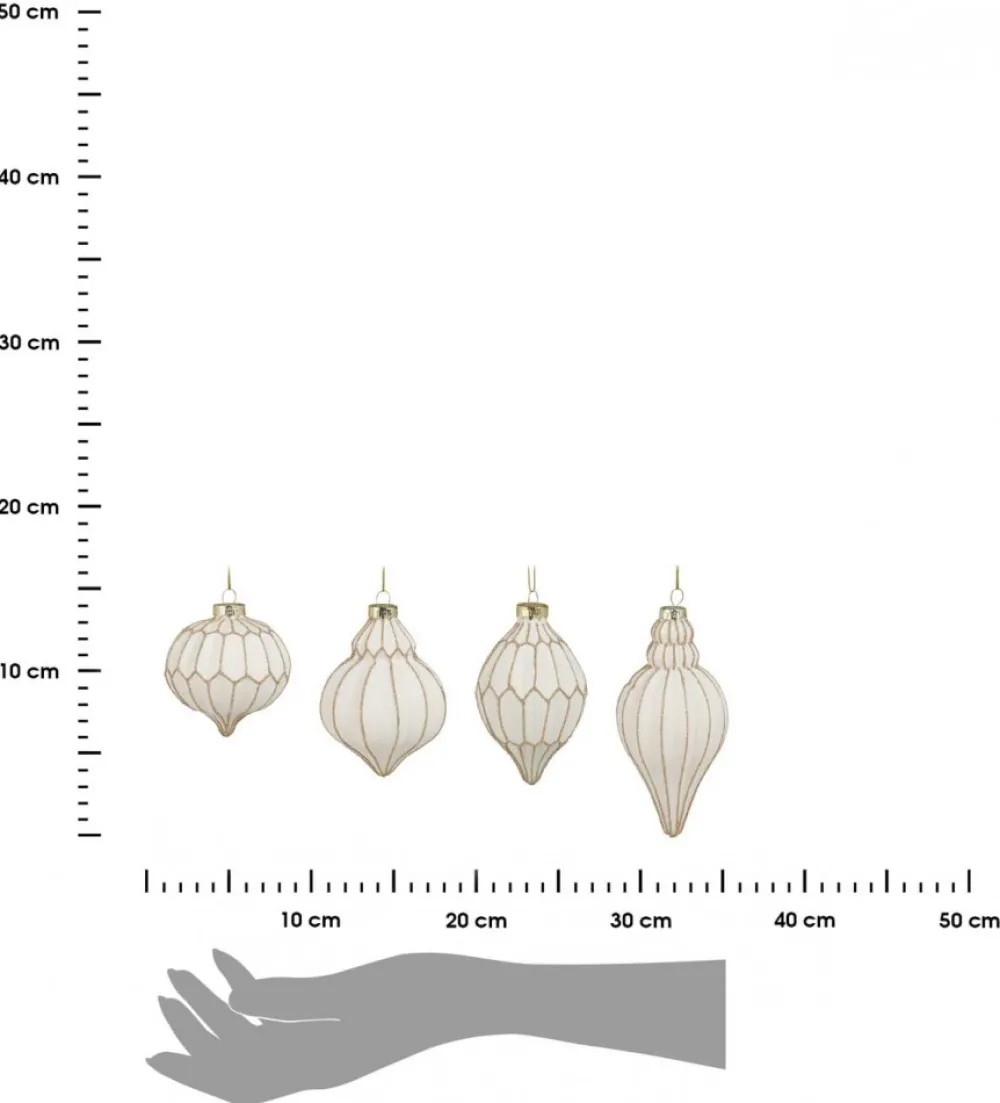 Bombki choinkowe Ornament 12 szt * H&S Decoration Sale