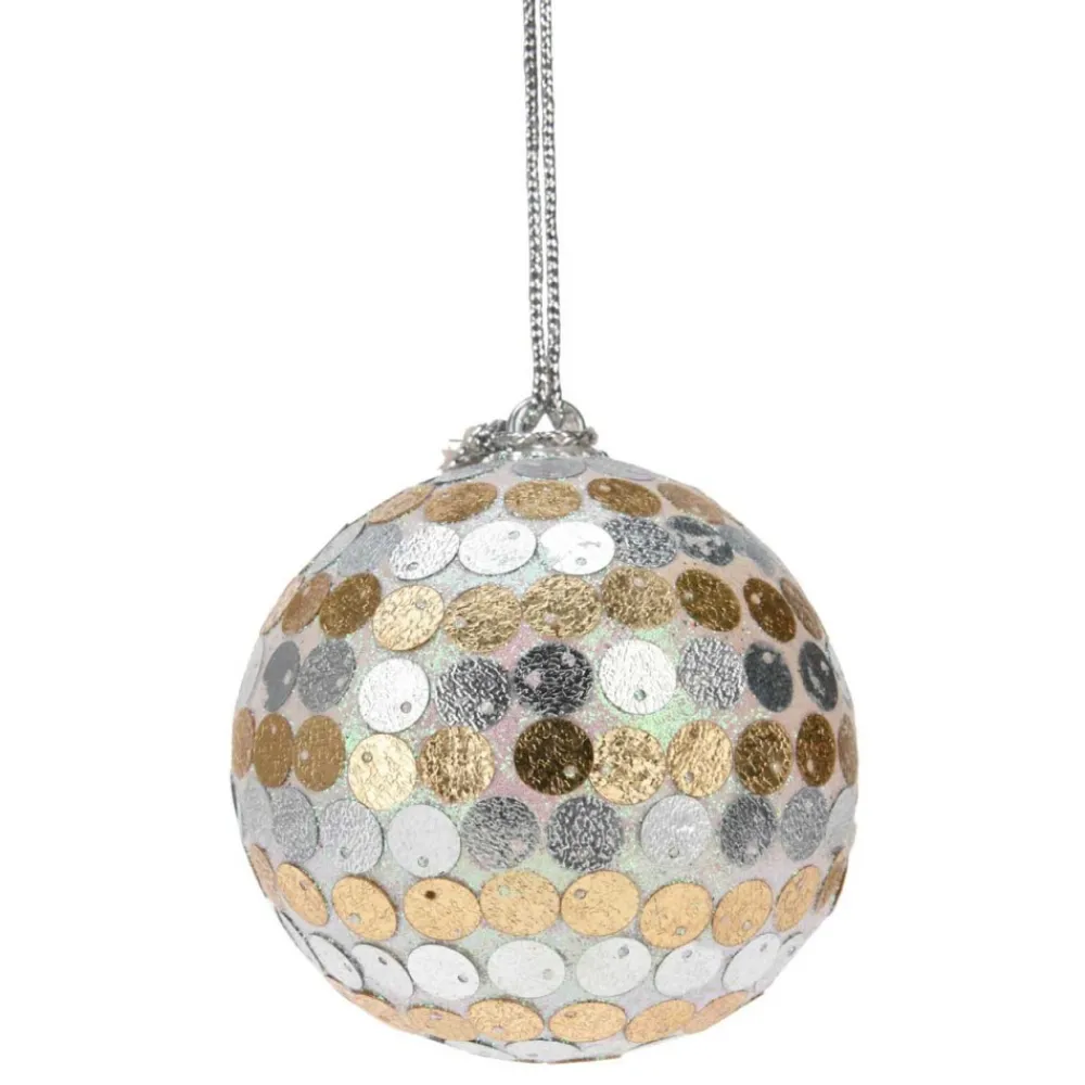 Bombki choinkowe zdobione 7 cm 12 szt * H&S Decoration Hot
