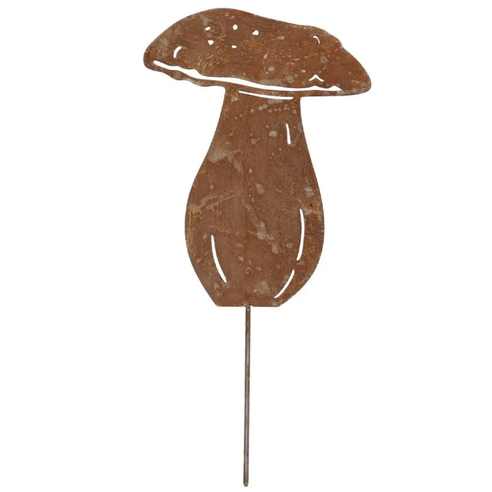Borowik metalowy na piku h27 cm