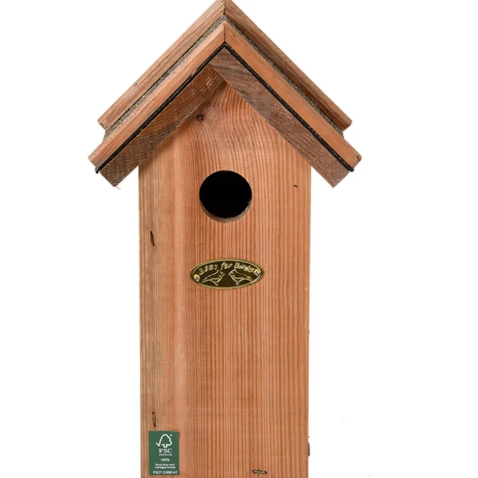 Budka lęgowa z daszkiem bitumicznym h28 cm