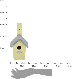 Budka lęgowa dla ptaków z ocynkowanym dachem 30 cm * Esschert Design Sale