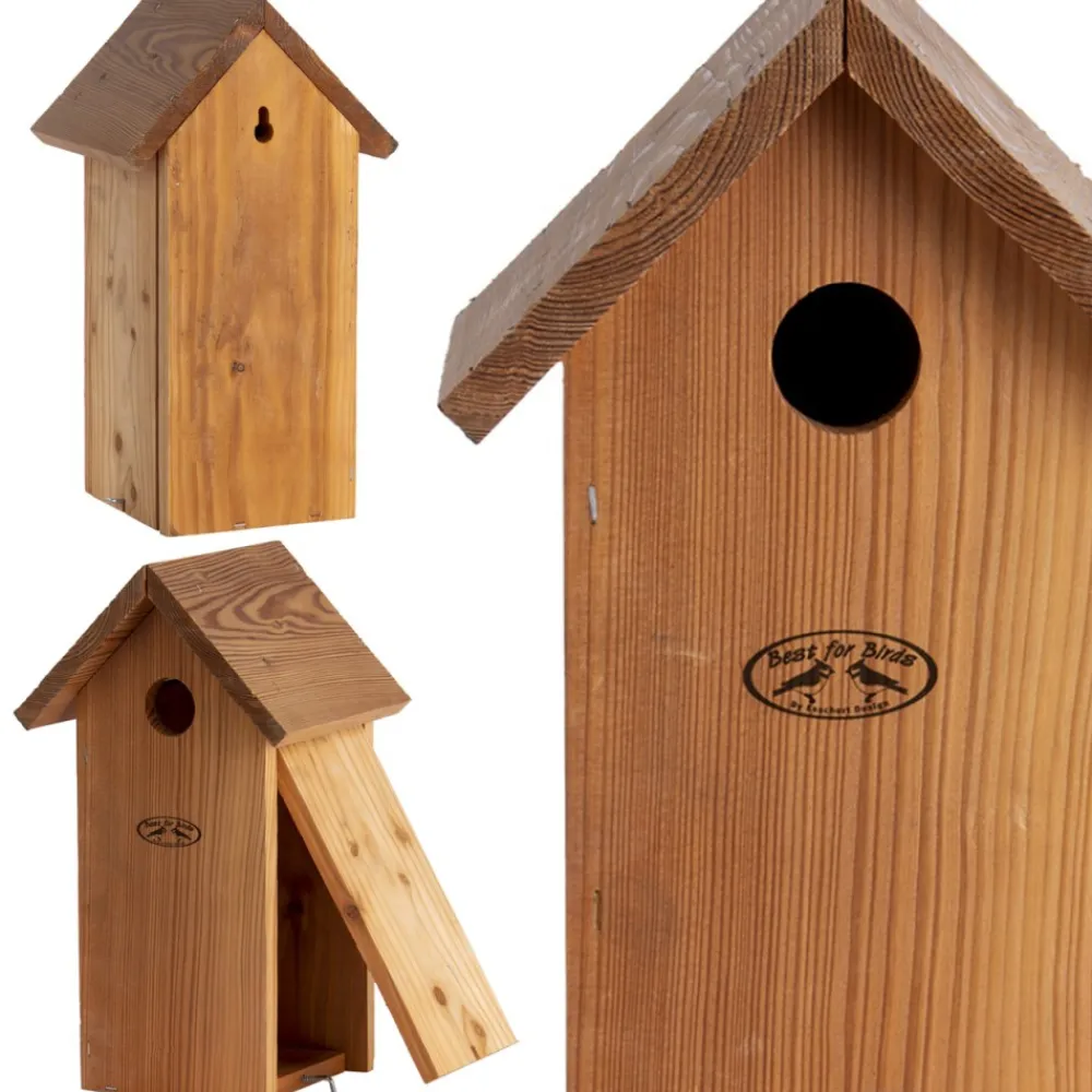 Budka lęgowa z drewna jodłowego dla sikorki h30 cm * Esschert Design Discount