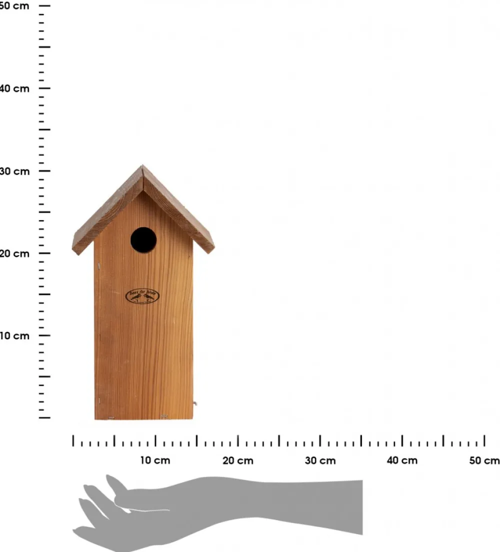 Budka lęgowa z drewna jodłowego dla sikorki h30 cm * Esschert Design Discount