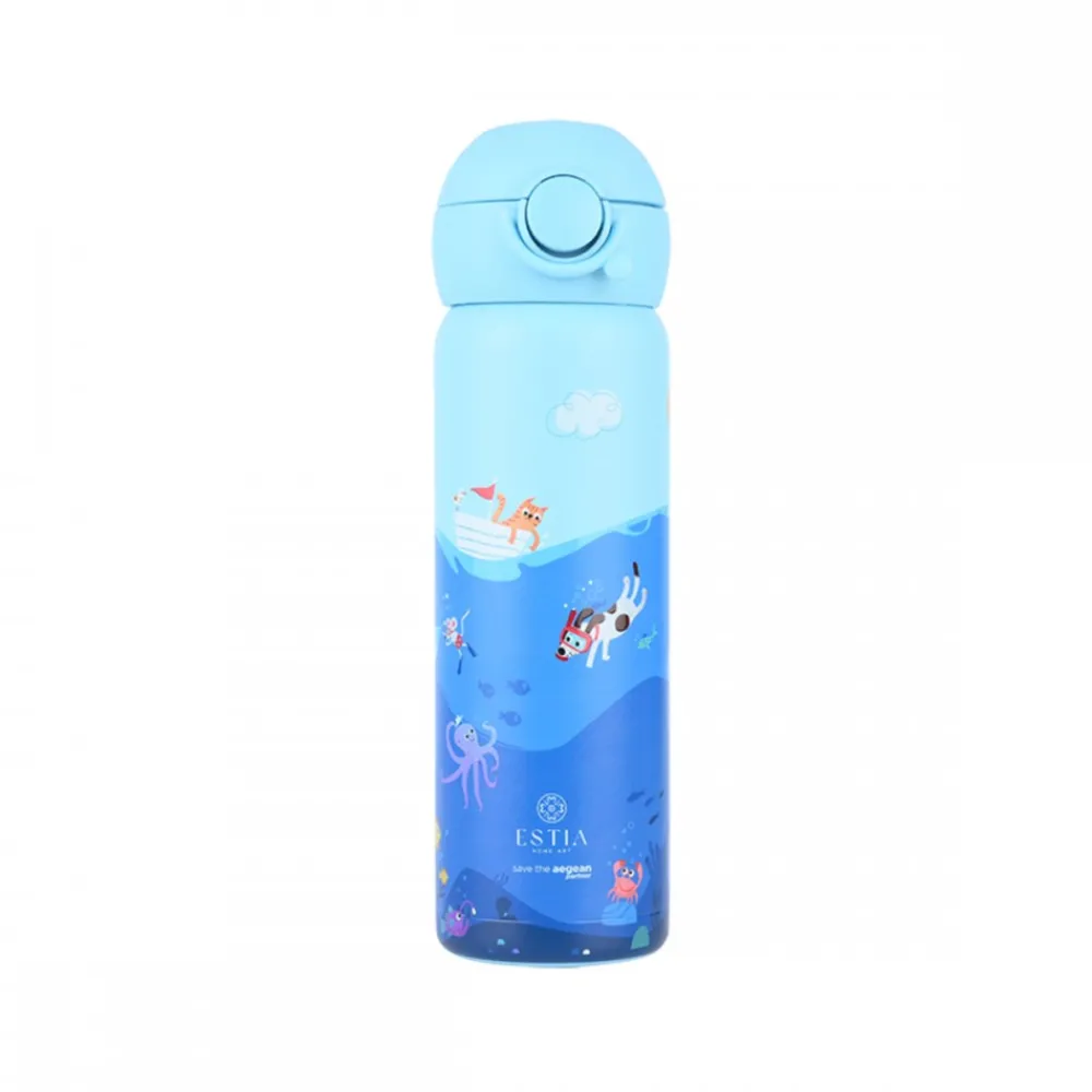 Butelka termiczna dla dzieci 500 ml Ocean Play * Estia Sale