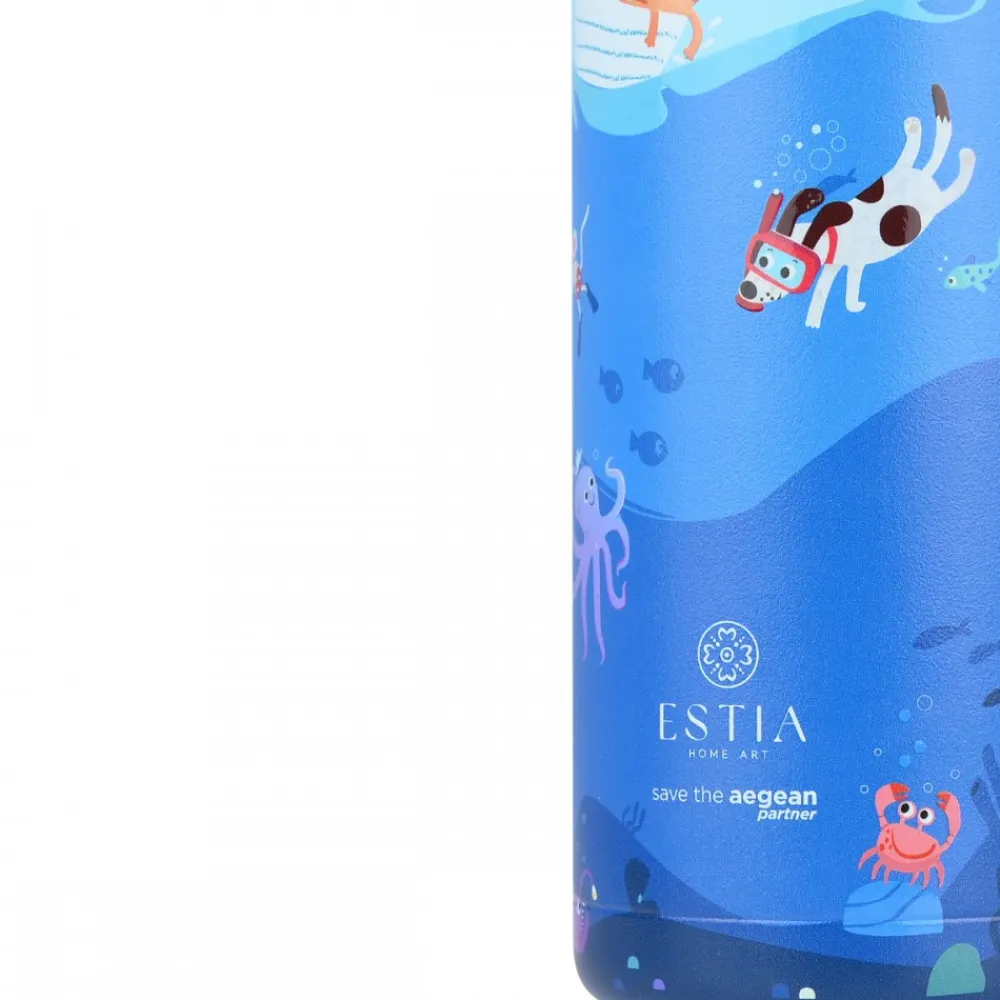 Butelka termiczna dla dzieci 500 ml Ocean Play * Estia Sale
