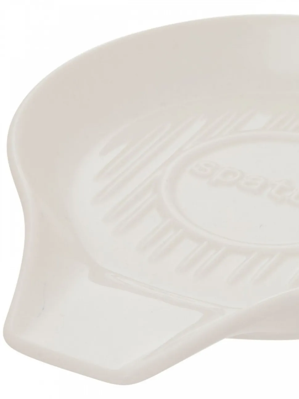 Ceramiczna podstawka pod łyżkę 15 cm biała