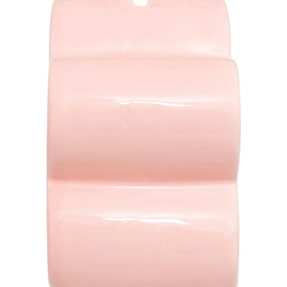 Ceramiczna skarbonka w kształcie kwiatka różowa * Atmosphera Outlet
