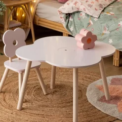 Ceramiczna skarbonka w kształcie kwiatka różowa * Atmosphera Outlet