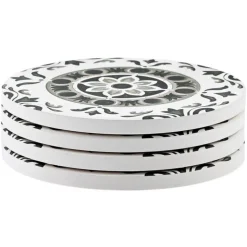 Ceramiczne podkładki pod kubek 4 szt. Heritage Green