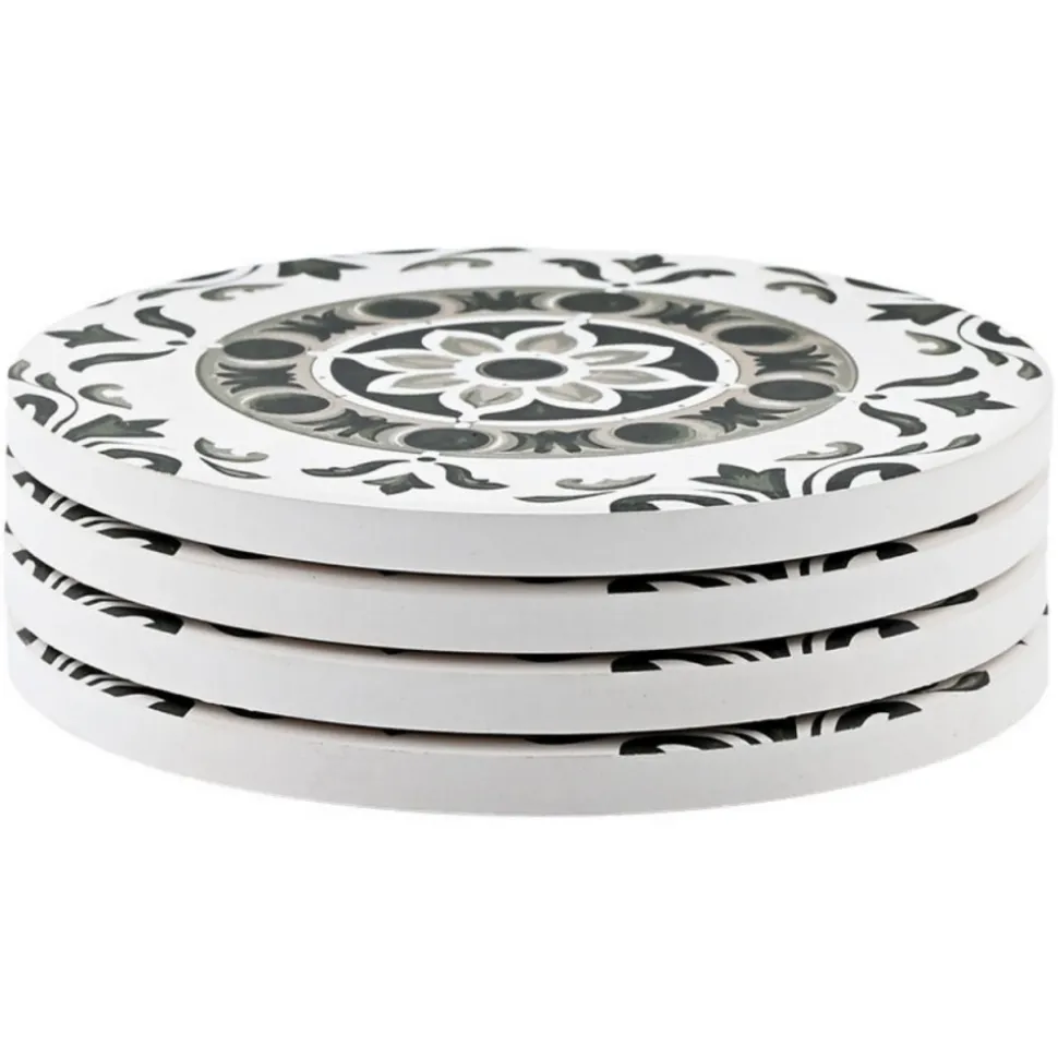 Ceramiczne podkładki pod kubek 4 szt. Heritage Green