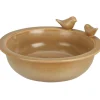 Ceramiczne Poidło dla ptaków beż 24 cm