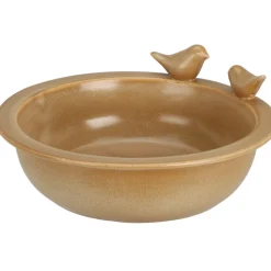 Ceramiczne Poidło dla ptaków beż 24 cm