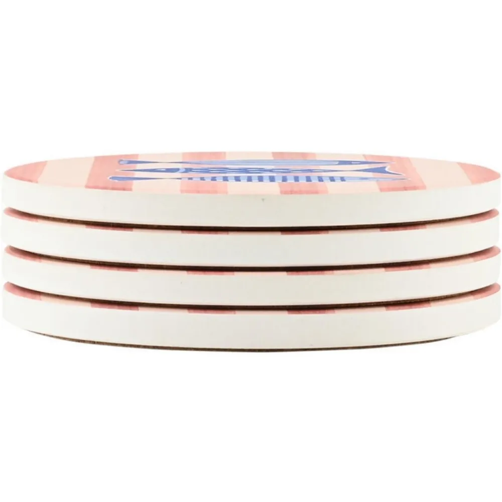 Ceramiczne podkładki pod kubek 4 szt. Porto Pesce * Estia Hot