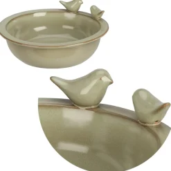 Ceramiczne Poidło dla ptaków zieleń 24 * Progarden Clearance