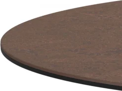 Ceramiczny okrągły stół Heaven odcienie brązu