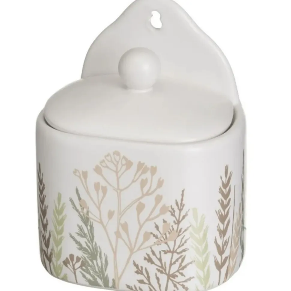 Ceramiczny pojemnik na sól lub cukier HERBA SALT 500 ml